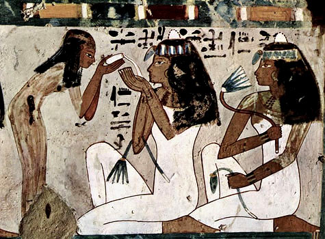 Egyptian-wall-art--Maler_der_Grabkammer_