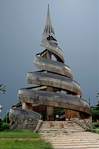 The Reunification Monument in Cameroon
