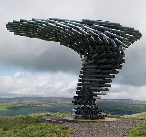 The Singing Ringing Tree in Yorkshire