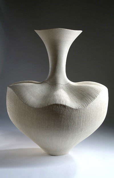 Wendy Hoare white ceramic vase