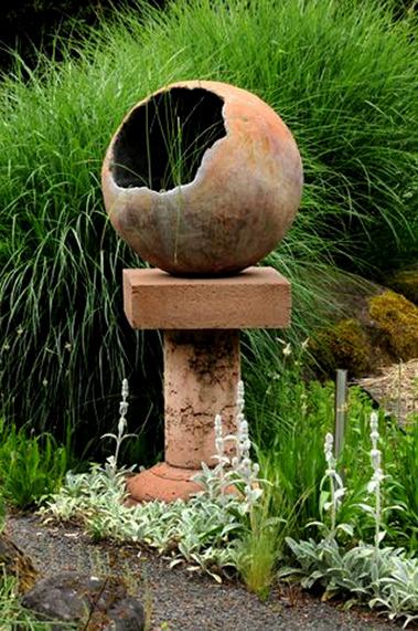 terracotta garden sculpture