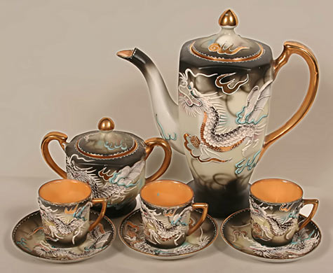 Dragon-coffee-tea-set