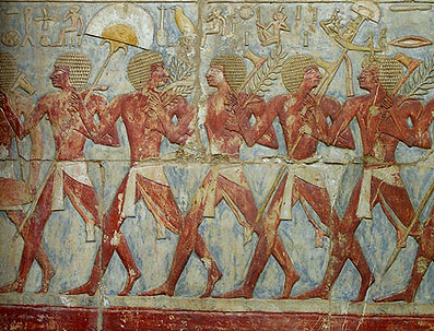 Egypt---Luxor wall relief  figure art