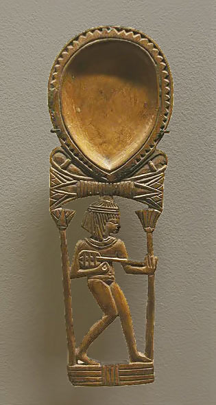Egyptian carved spoon-18th Dynasty