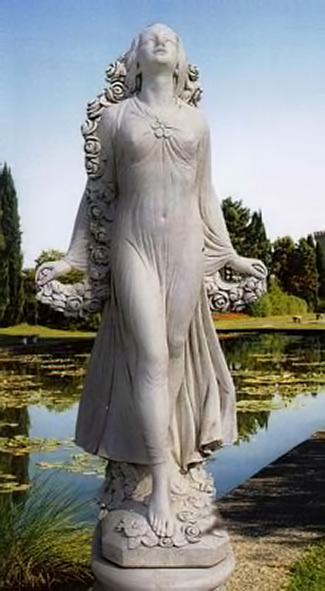 Roman Goddess Flora Garden Statue