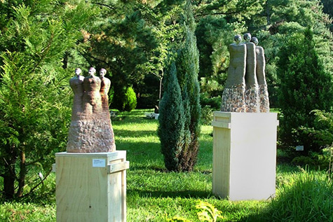 Hanneke van den Bergh modernist garden sculptures