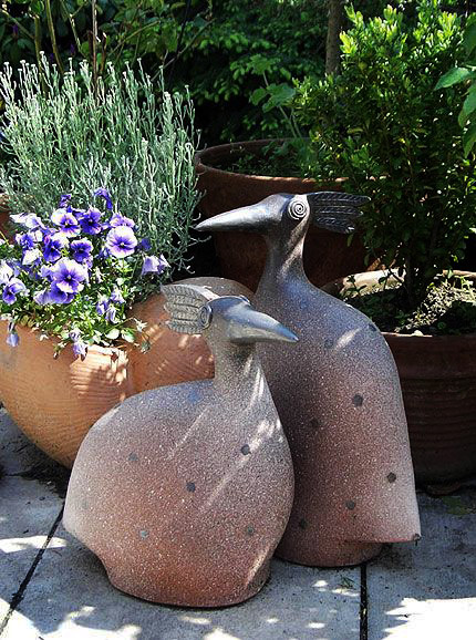 Garden Pots, Ceramic Garden Art Sculptures