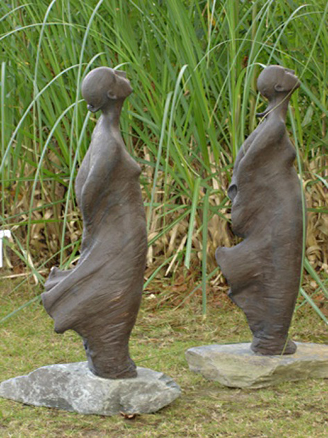 modernist garden sculptures 'auroras' Jo Jones
