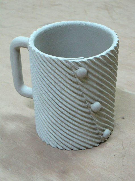 Textured Slab Mug