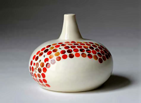 Nancy Froehlich squat ceramic bottle