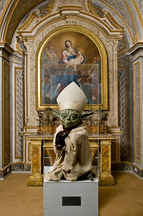 YODA THE DAY AFTER sculpture - Adrian Tranquilli
