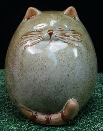 ceramic fat cat
