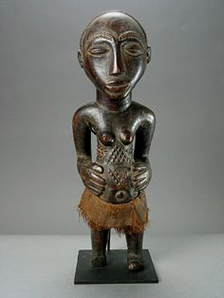 African Sculpture of a woman