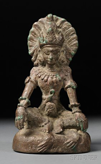Bronze Figure of Padmapani,-Burma,-Pagan,-11th-century,