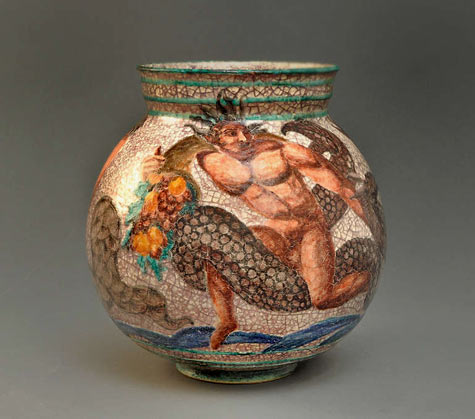 Jean MAYODON Earthenware Vase Circa 1935