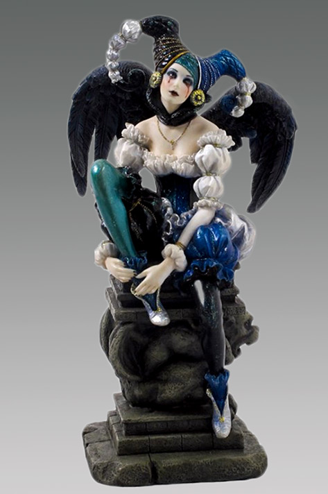 Female Dark Angel Jester by Veronese Collection