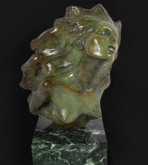 Frederick Hart Firebird Bronze Sculpture 2007