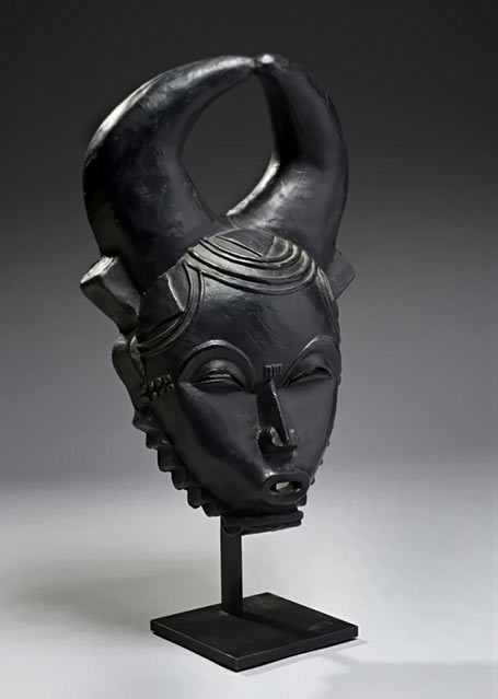 René Buthaud---negro black mask
