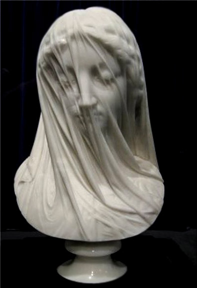 The Veiled Virgin-Giovanni Strazza