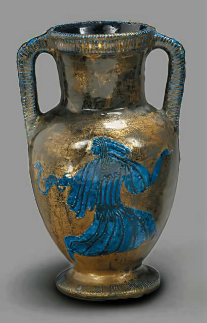 French ceramic vase ovoid style - Jean Mayodon