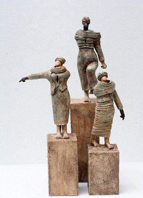 Jikke van de Waal-Bijma sculpture ceramic