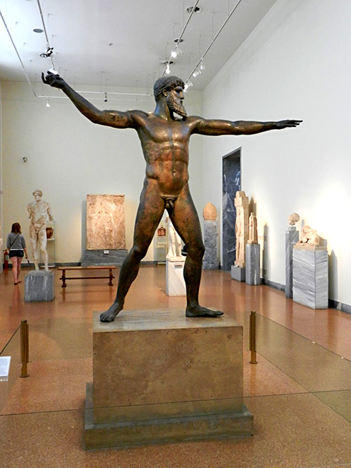 Sculpture of Zeus or Poseidon National Archaeological Museum