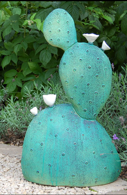 Cactus garden sculpture - Jo Connell