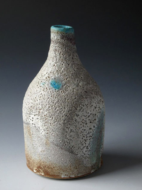Katrina Pechal ceramic bottle