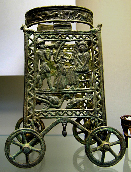 Minoan bronze stand