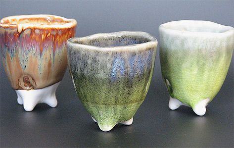 Rebecca Hillman Pottery- polychrome Glaze Combo Shots