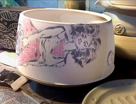 Rebecca Hillman pottery vessel
