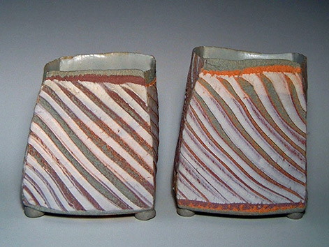 Stoneware vessels Jo Connell