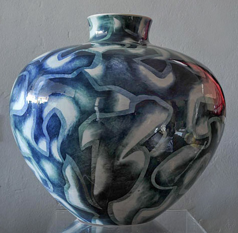Earthenware Vase by John Newdigate