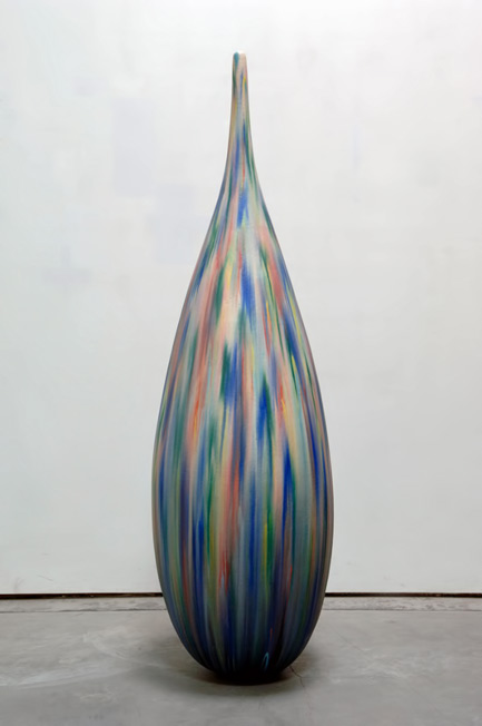 Mizuno-Mineo-Teardrop-Multi-Color,-2011,-h.-67 NY Onishi Gallery exhibition
