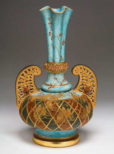  Faience Manufacturing Company vase by Edward Lycett