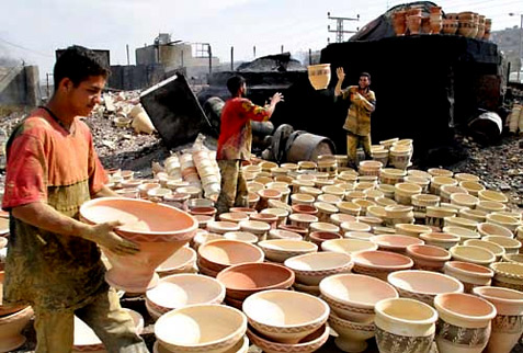pottery workshop Palenstine