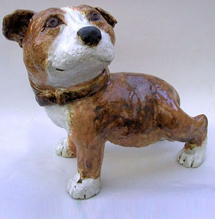 Ceramic Staffordshire Bull Terrier