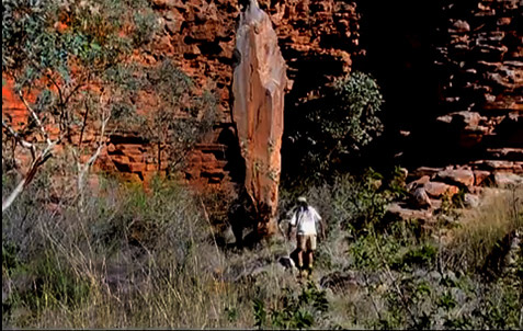 Palka Karrinya-sacred rock Central Australia - outback sacred site