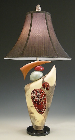 Jan Jacque - sculptural ceramic lamp