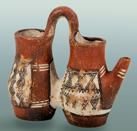 Mexican Folk Decorated jug
