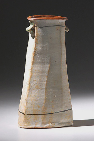 Robert-Briscoe Thrown, Altered, Faceted vase 2003