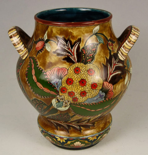 Royal-Bonn-'Old-Dutch'-Art-Pottery-Vase-(by-Franz-Anton-Mehlem-factory,-Germany)-2othCenturyPottery-etsy