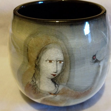 polia_pillin_art_pottery_vase_woman_man_rooster_tree