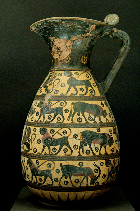 Ancient Greek pottery-jug
