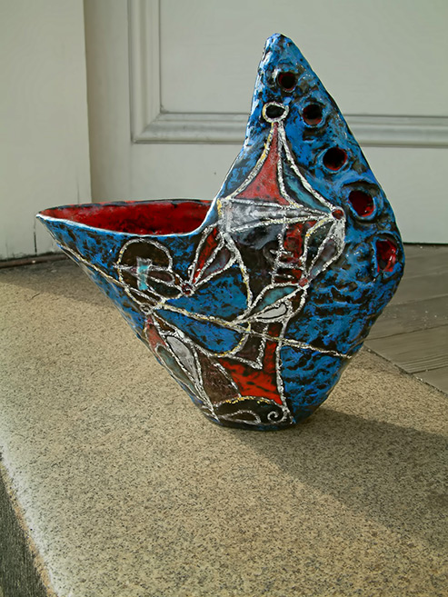 Marcello Fantoni sculptural vessel