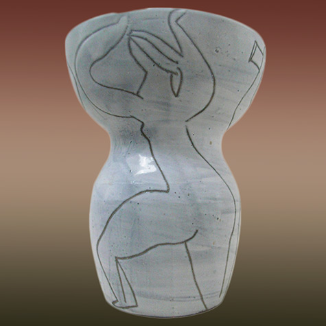 Ceramic Vase By Jacques Innocenti