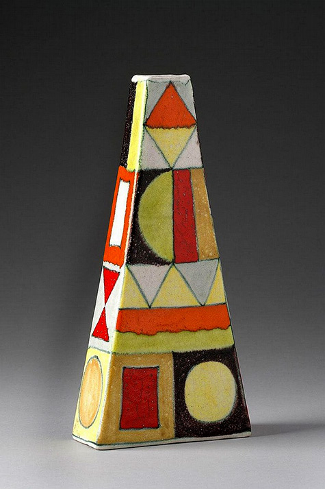 Guido Gambone;-Glazed Ceramic-Vase,-1950s