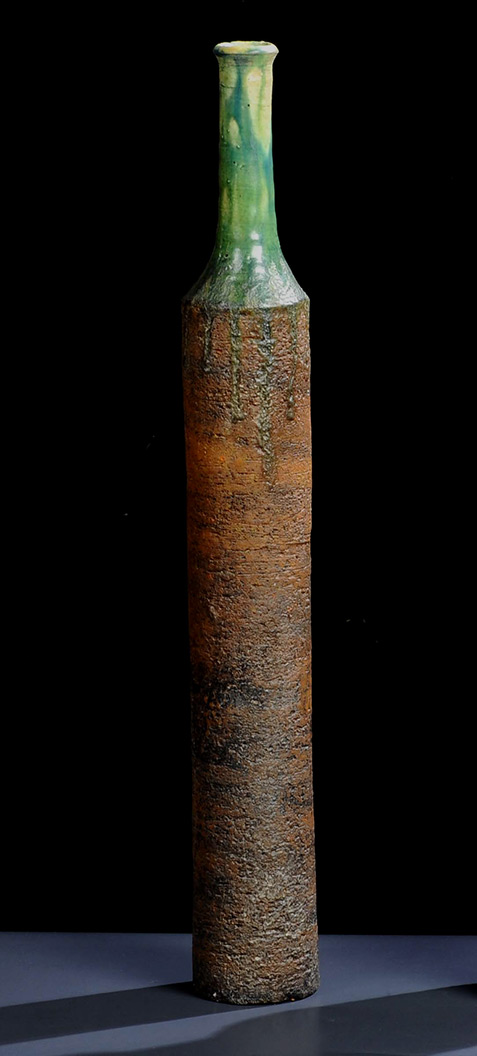 High cylindrical vase Fantoni