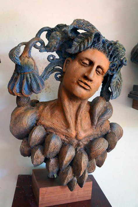 Marco-Vargas terracotta bust