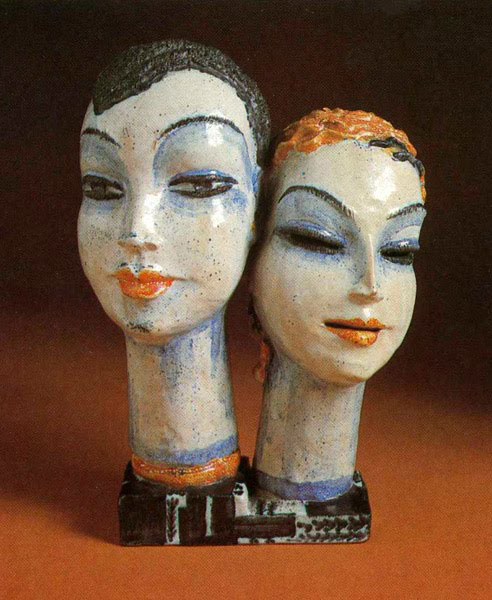 2 Heads by Gudrun Baudisch
